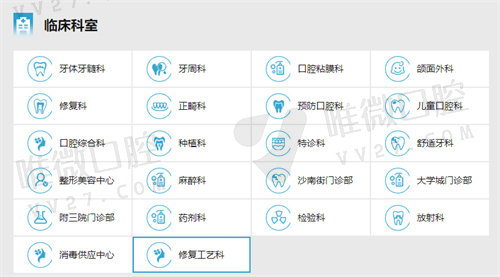 重庆医科大学口腔医院科室介绍