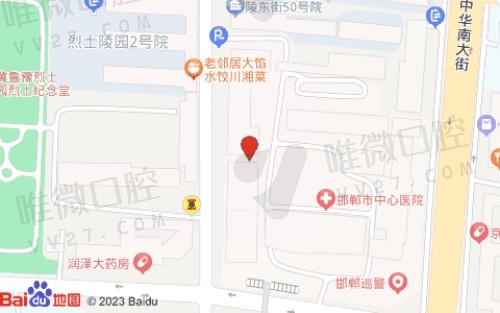 邯郸中心医院路线图
